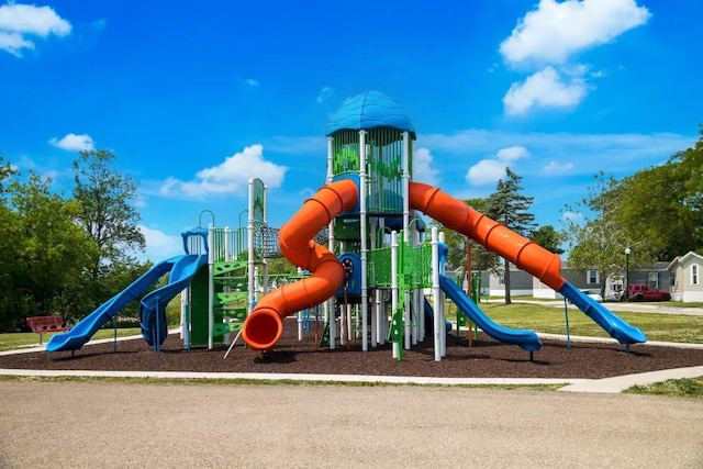 view of jungle gym