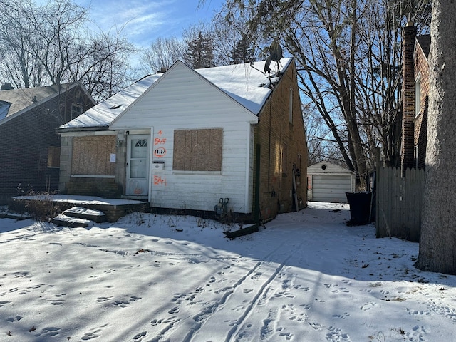 view of front facade