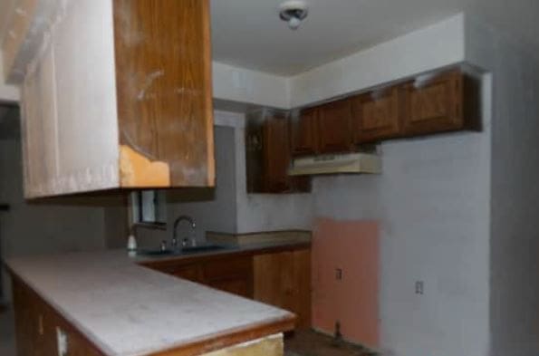 kitchen featuring sink