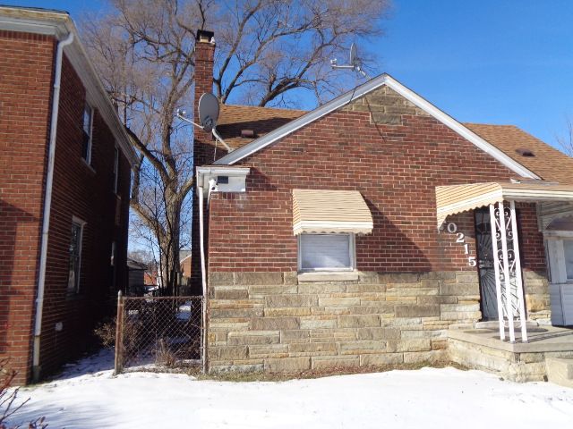 view of snow covered exterior