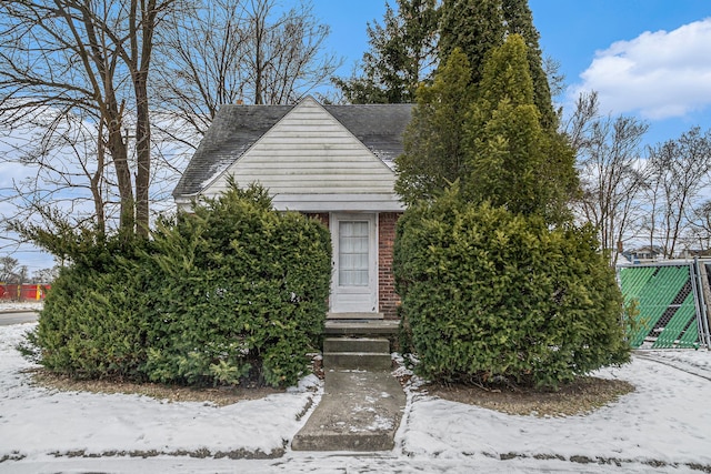 view of front of home