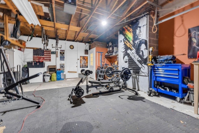 view of exercise room