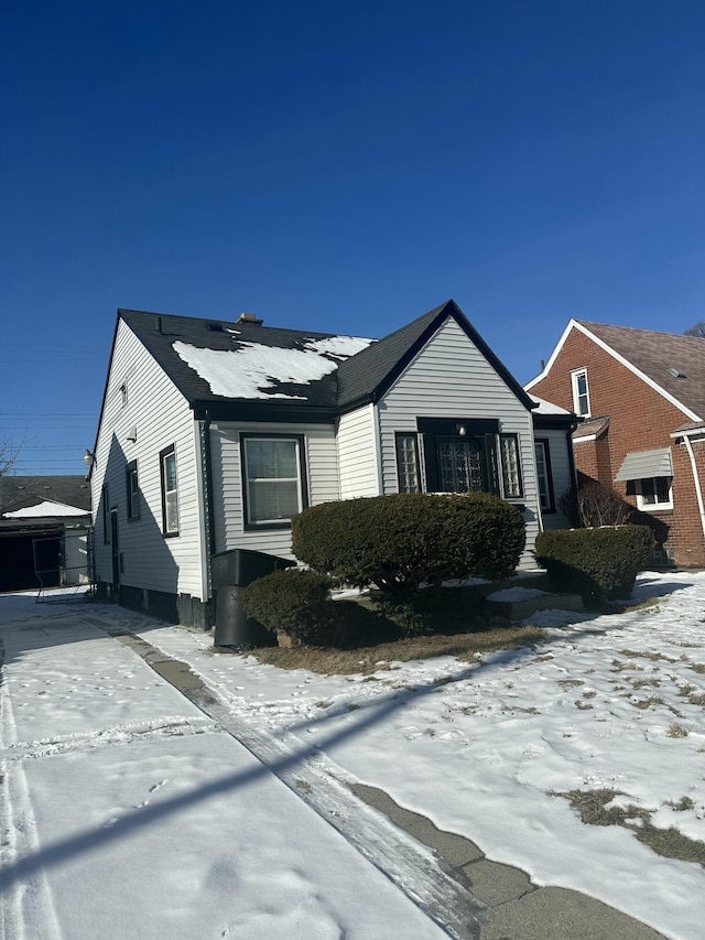 view of front of home