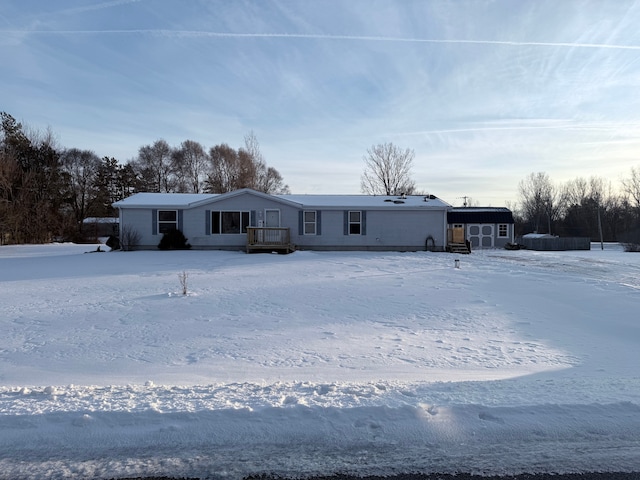 view of ranch-style home