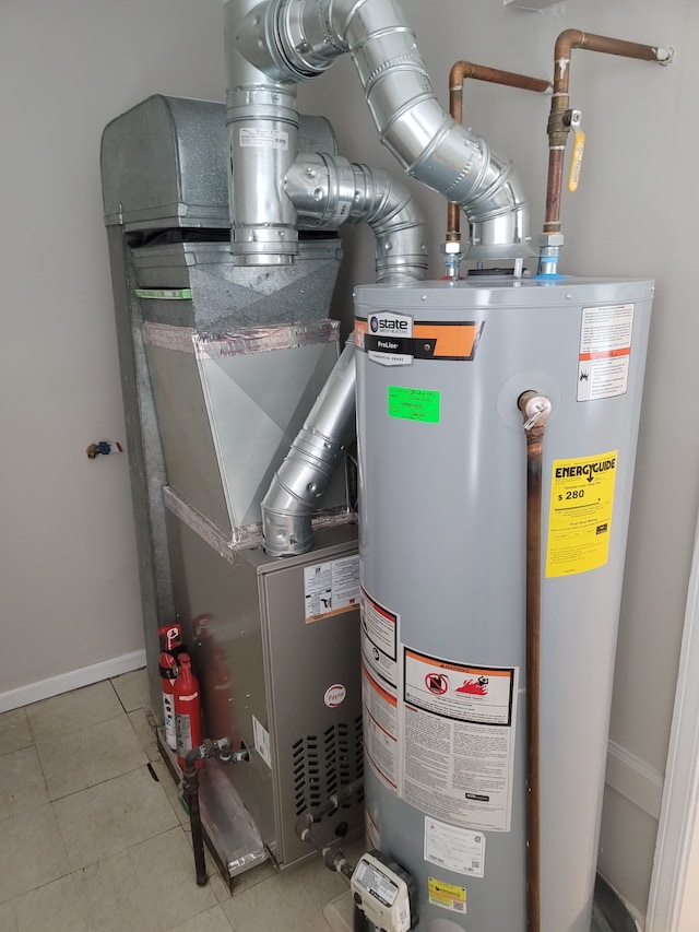 utilities with gas water heater