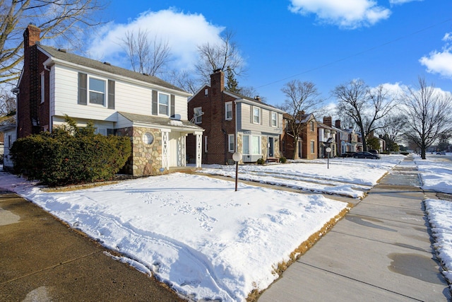 view of front of property