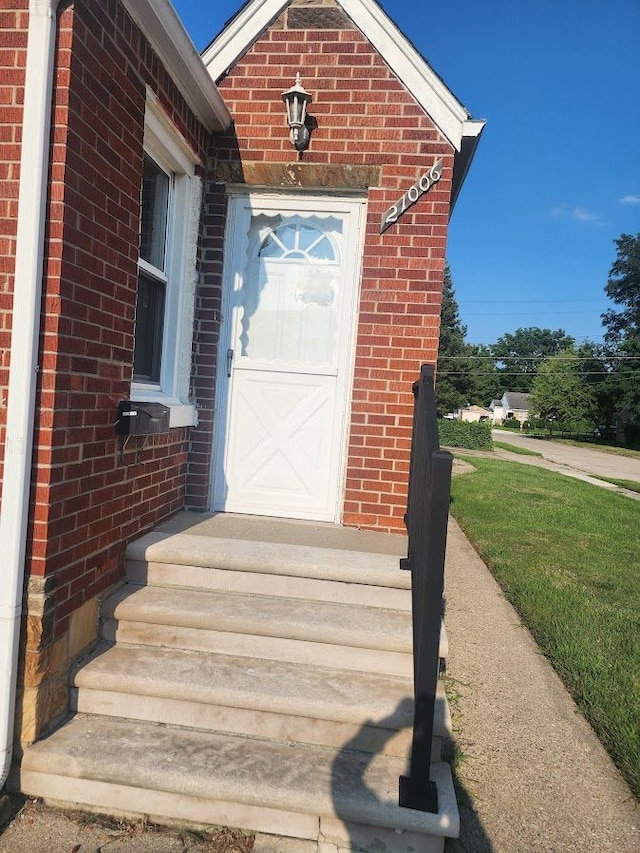 view of entrance to property