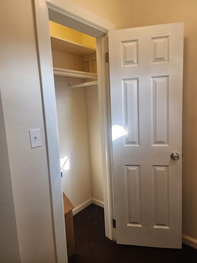 view of closet