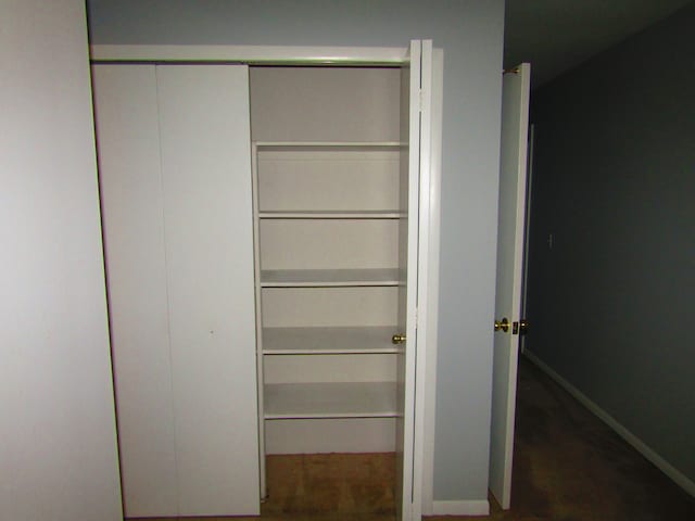 view of closet