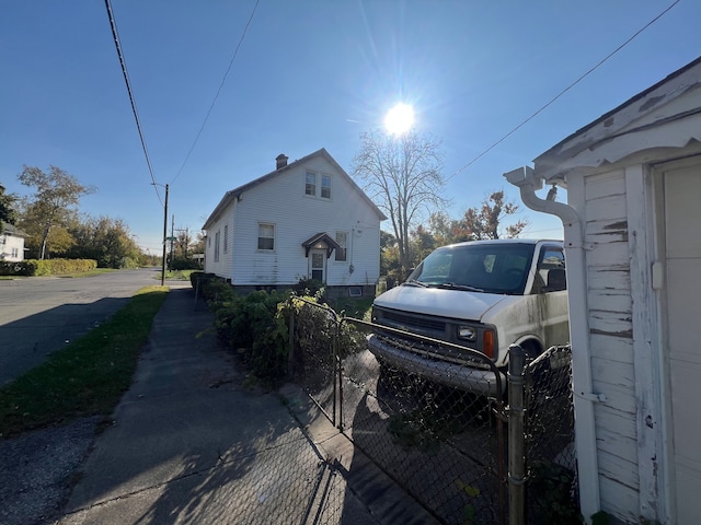 view of side of home