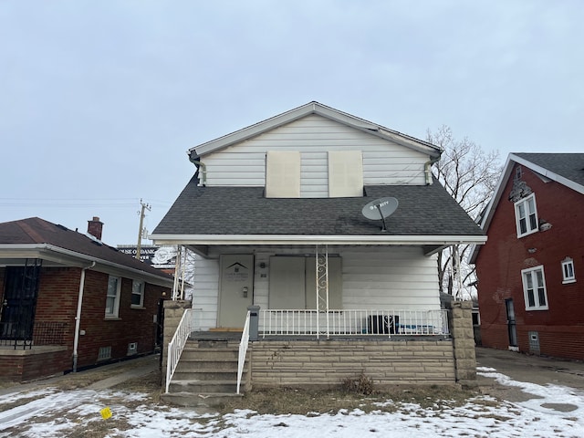 bungalow-style house with a porch