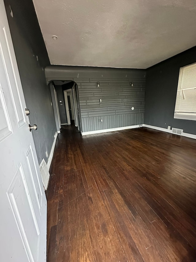 interior space with wood-type flooring