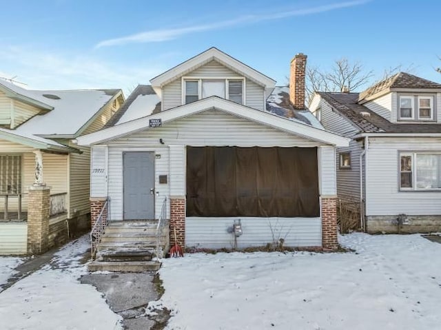 view of front of home