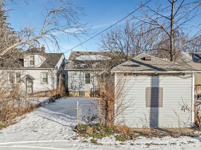 view of front of home