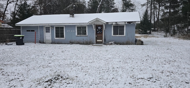 view of ranch-style house