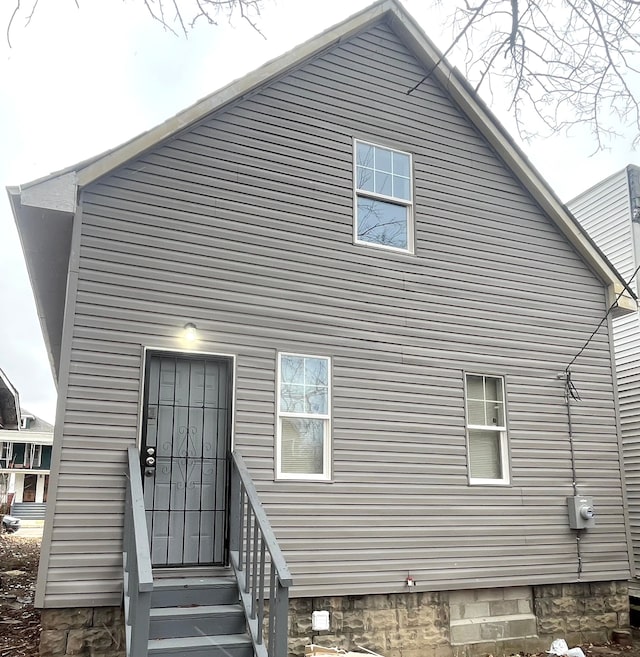 view of rear view of house