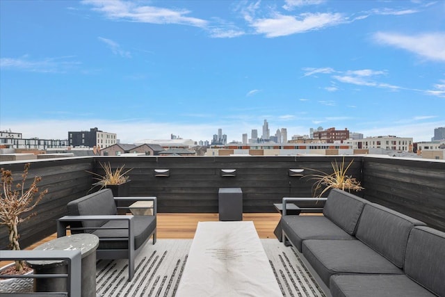 view of patio / terrace with outdoor lounge area