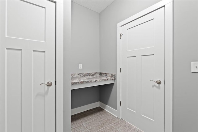 bathroom featuring a textured ceiling