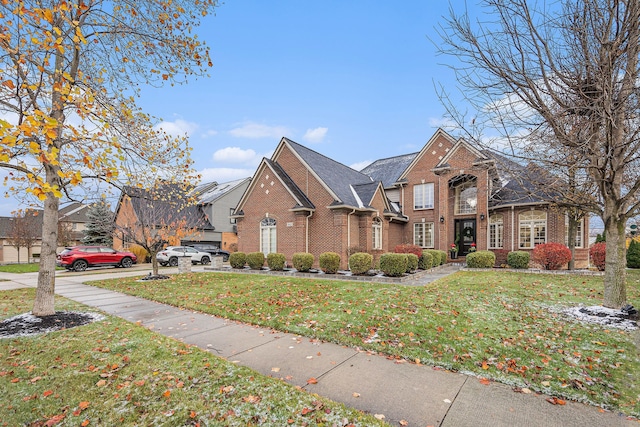 view of front property with a front yard