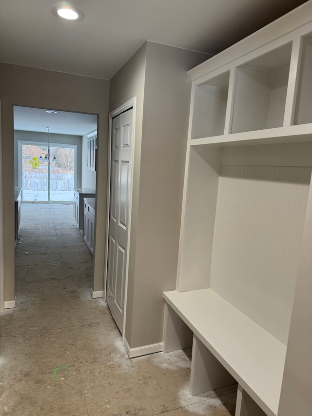 view of mudroom