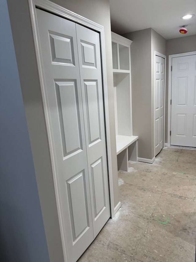 view of mudroom