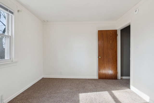 spare room with carpet flooring