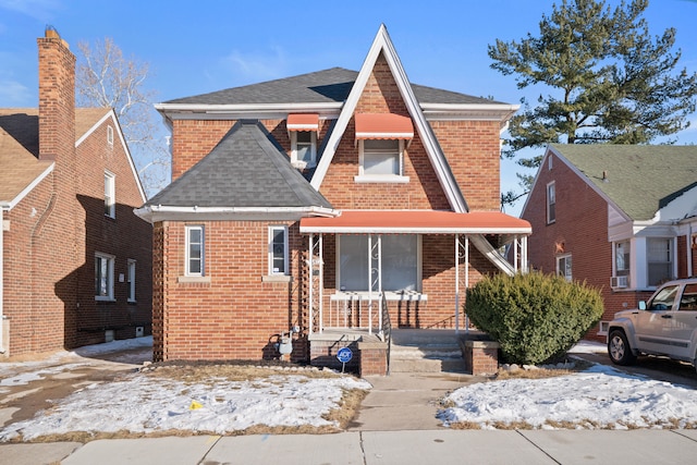 view of front of home with a porch