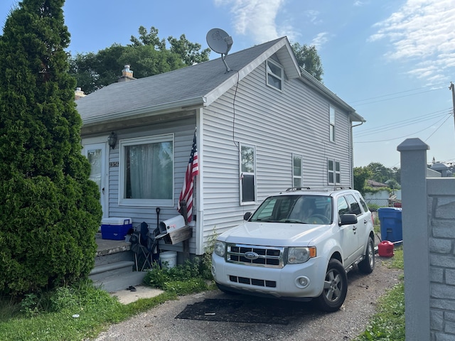 view of side of property