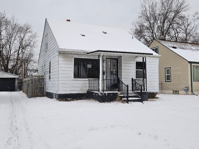 view of front of house