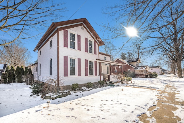 view of front of house