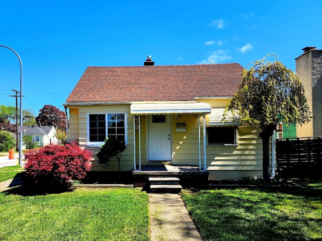 view of bungalow