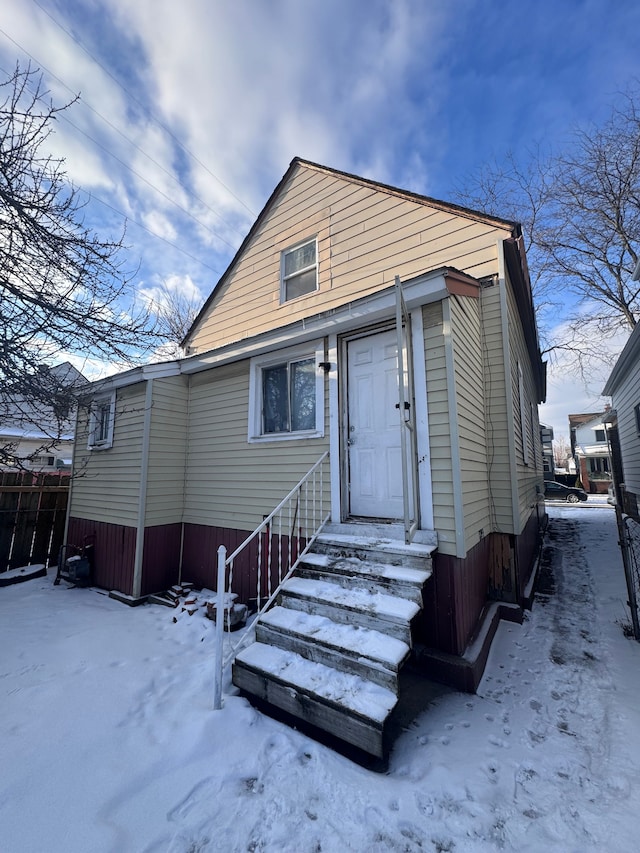 view of front of house