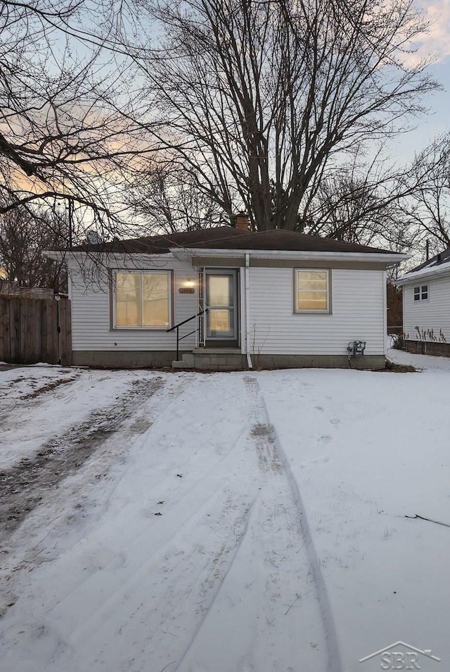 1204 S Wheeler St, Saginaw, MI 48602 - view of ranch-style home