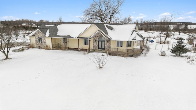 view of front of home