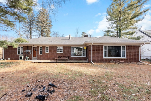 rear view of house featuring a patio