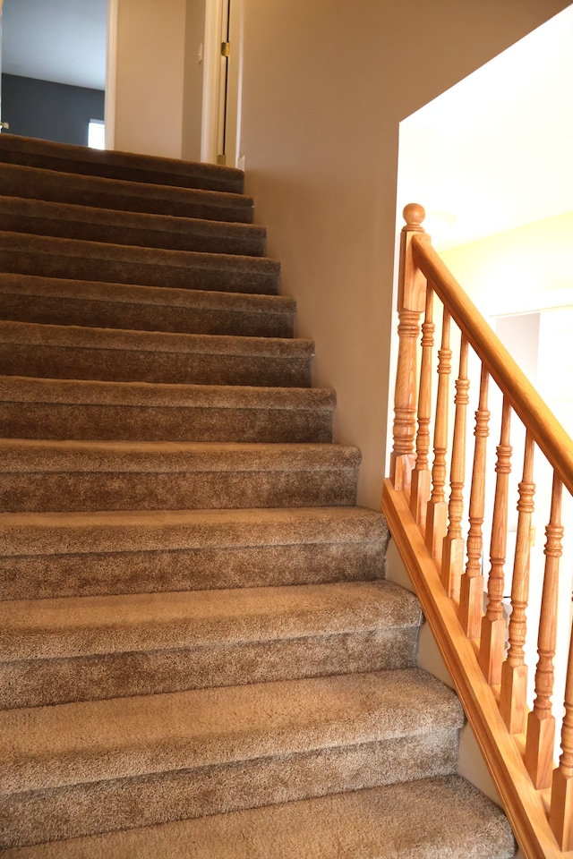 view of stairs