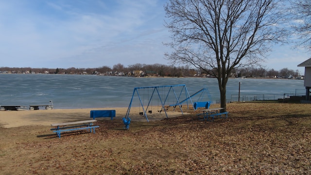 view of yard with playground community