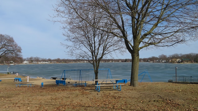 view of water feature