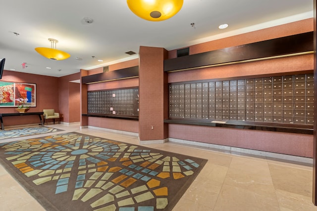 view of community lobby