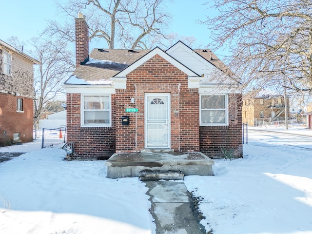 view of bungalow-style home