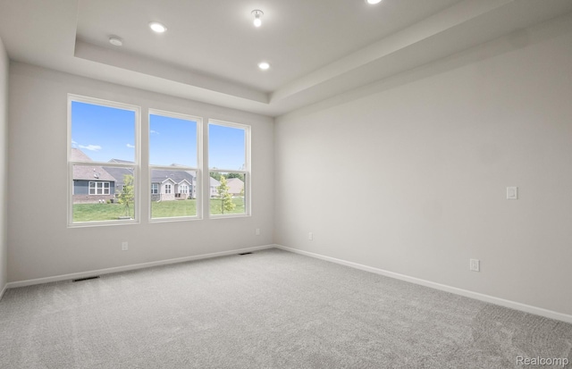 50050 Bluebell St, Canton, MI 48188 - empty room featuring light colored carpet, healthy amount of natural light, recessed lighting, and a smoke detector