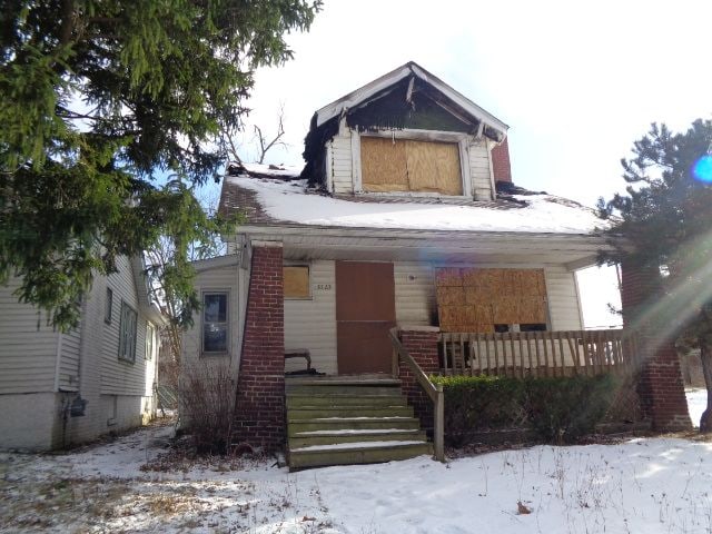 view of bungalow-style home