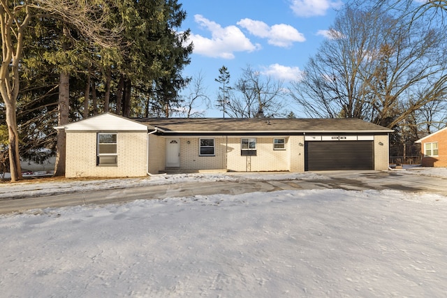 ranch-style house with a garage