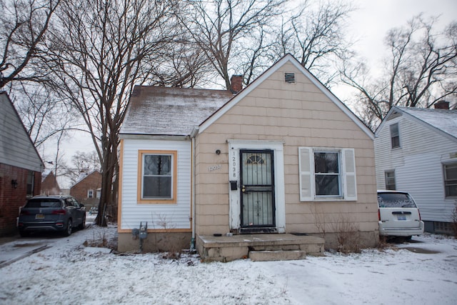 view of bungalow-style house