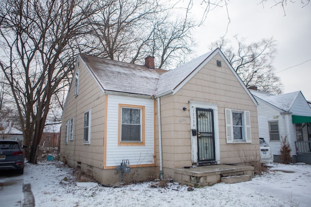 view of bungalow-style home