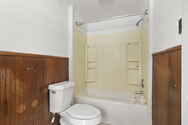 bathroom with  shower combination and toilet