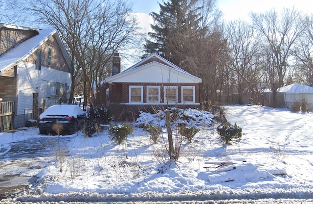 view of front of property