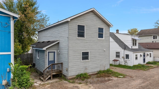 view of rear view of house