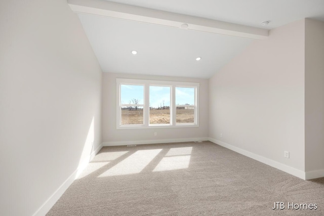 3432 Conrail Dr, Byron Center, MI 49315 - empty room with light colored carpet, baseboards, and recessed lighting