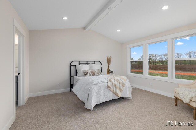 3432 Conrail Dr, Byron Center, MI 49315 - bedroom with light carpet, baseboards, and recessed lighting